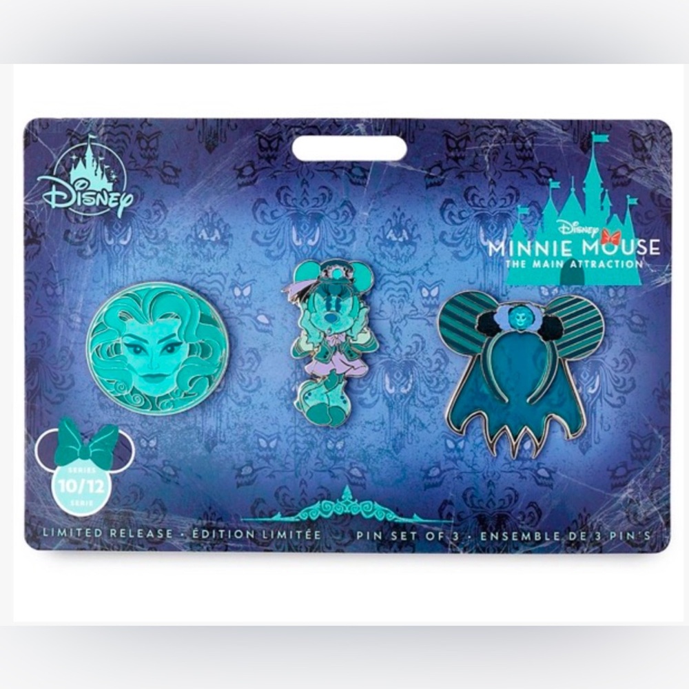 NWT Minnie Mouse: The Main Attraction Pin Set –The Haunted Mansion-LR - Picture 9 of 11